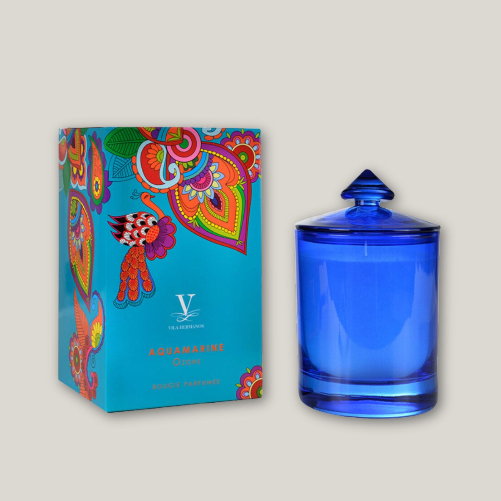 Myanmar Aquamarine Candle Blue - 190grs.