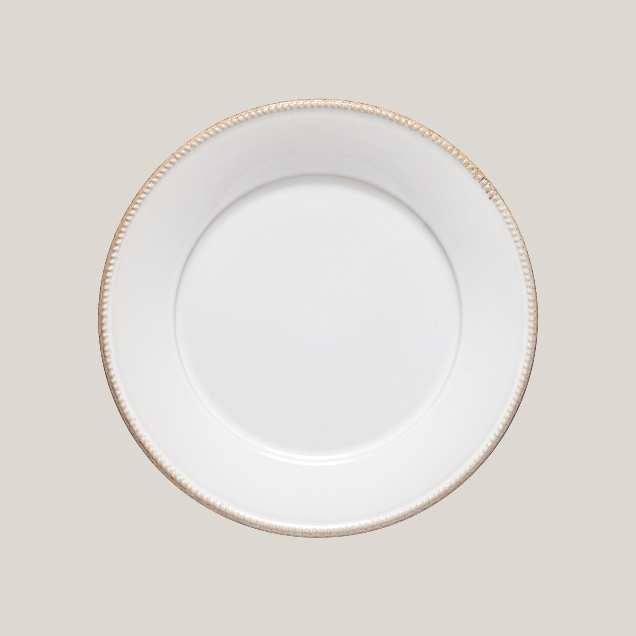 Luzia Round Dinner Plate - Cloud White