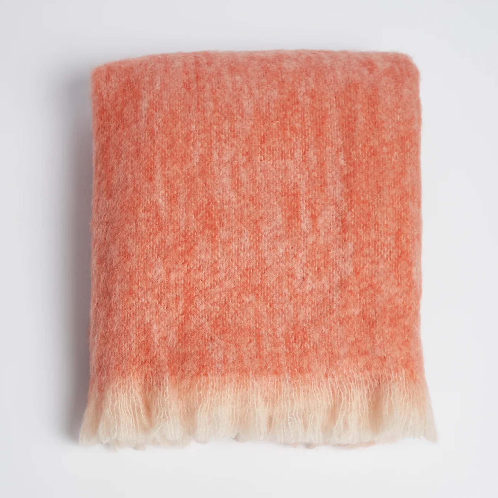 Davra Mohair Throw (Flame)