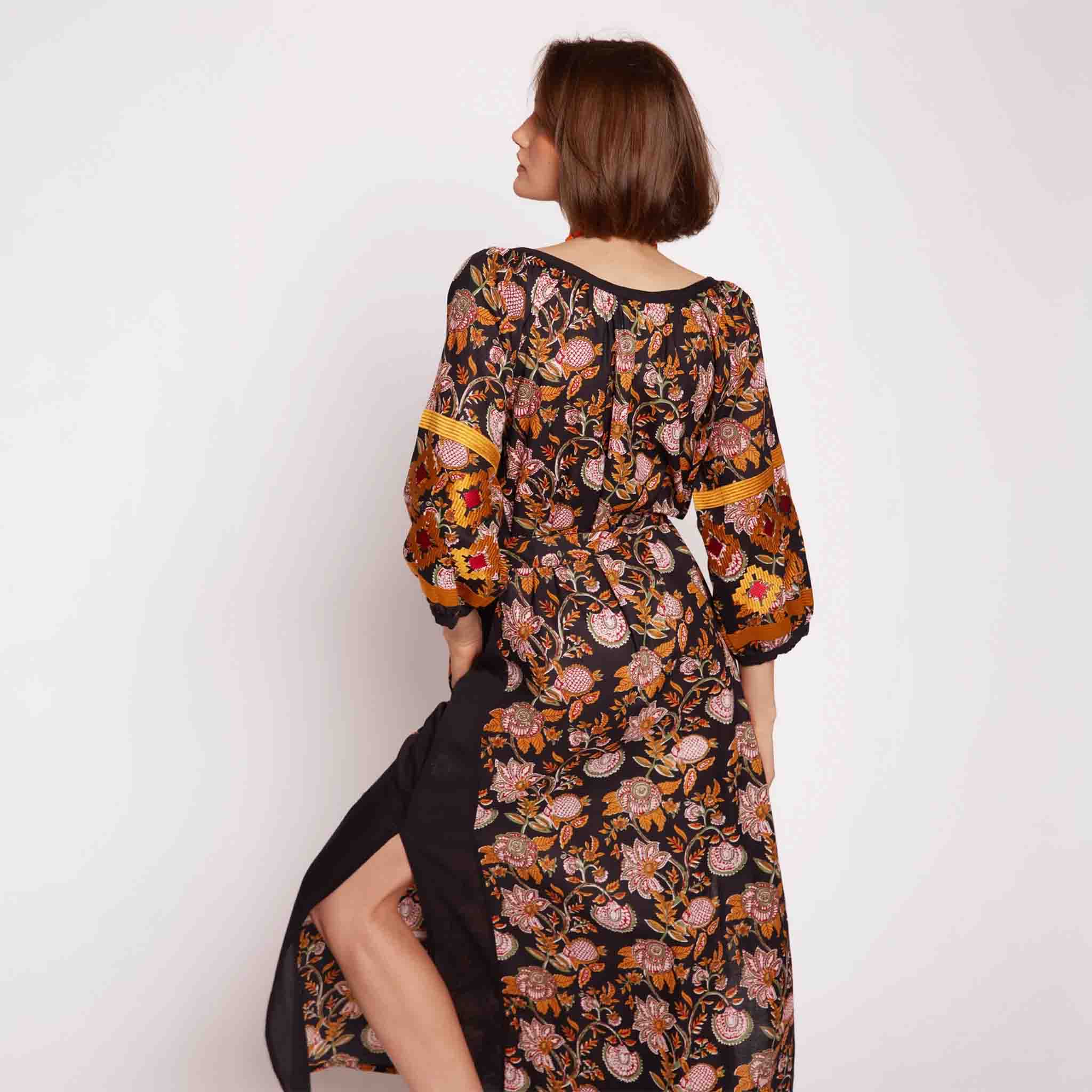 Mannar Mustard Kaftan