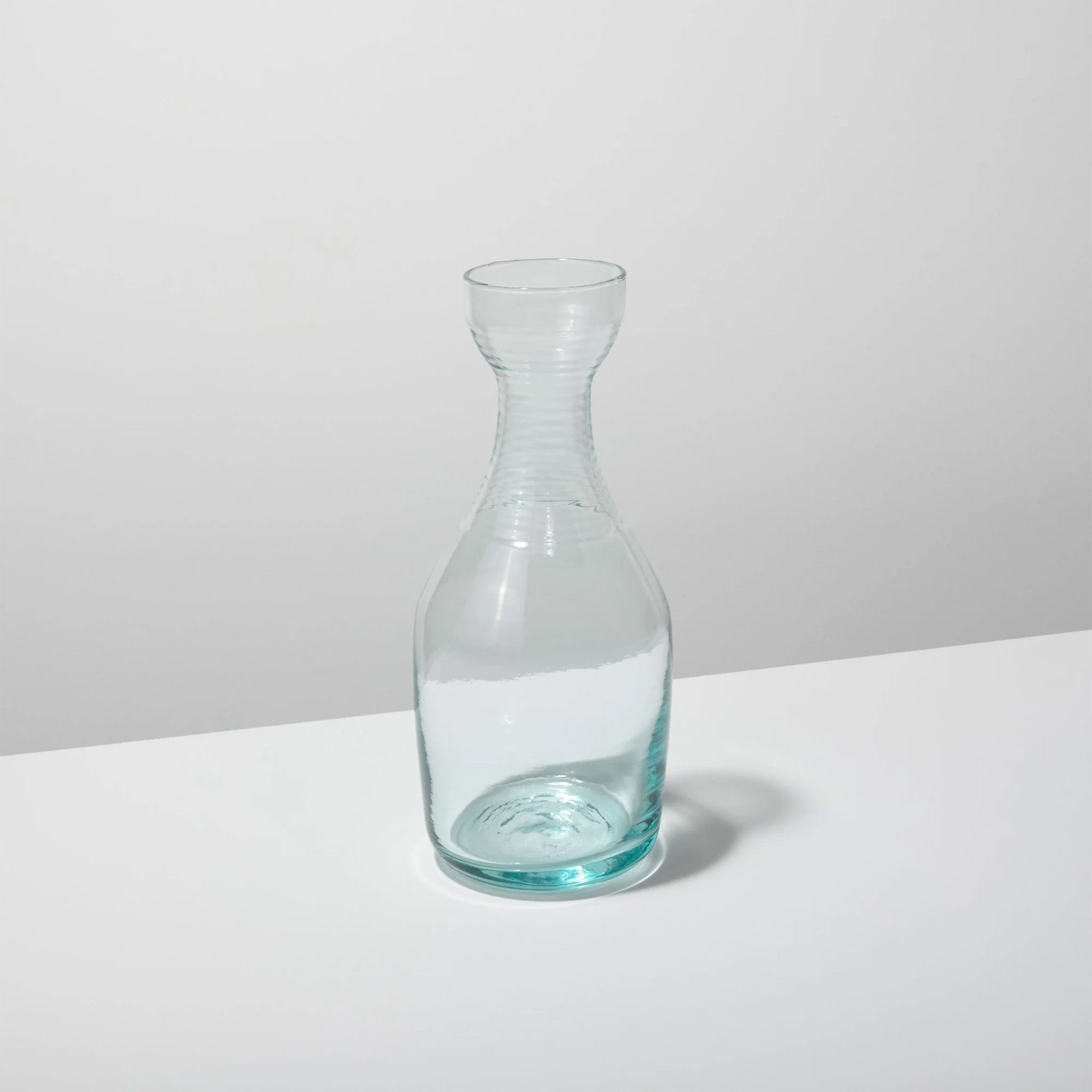 Glass Ripple Recycled Carafe