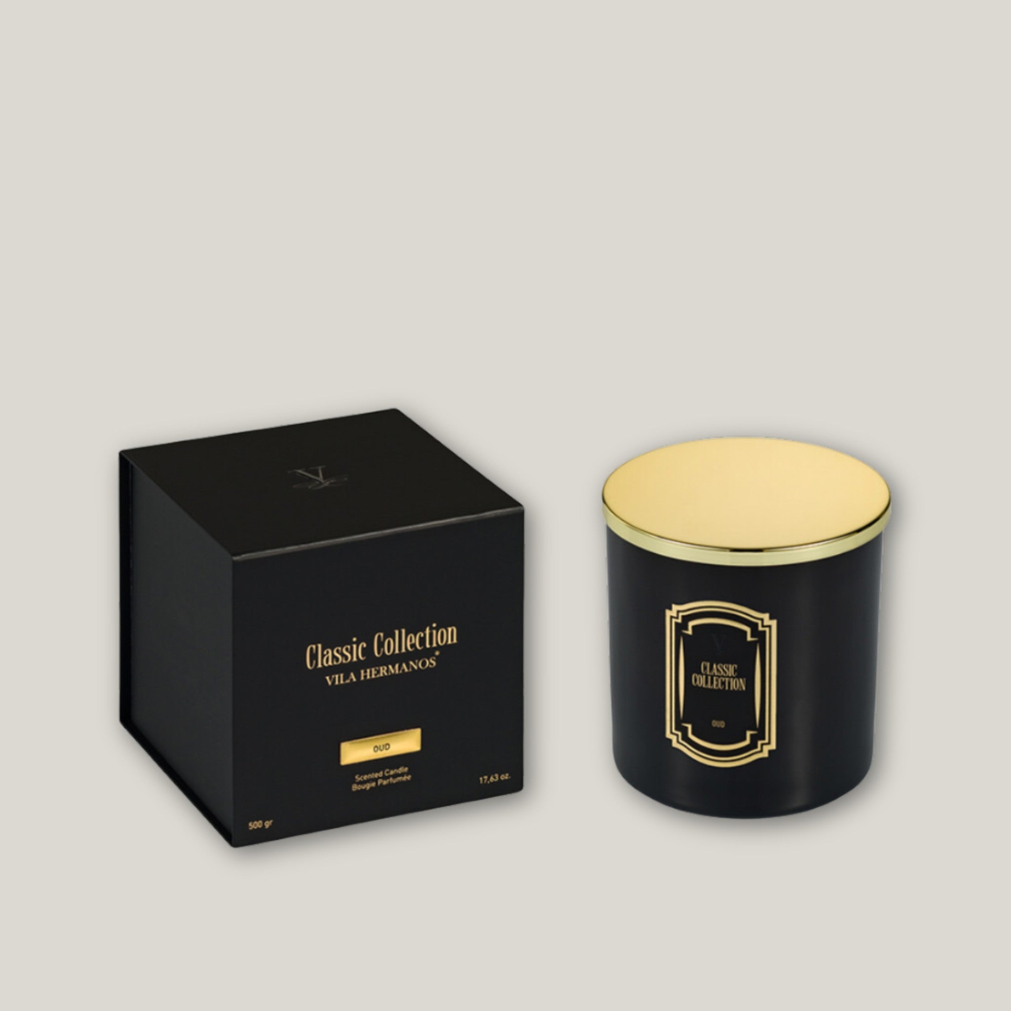Classic Collection ROSE, Candle in a jar 500grs