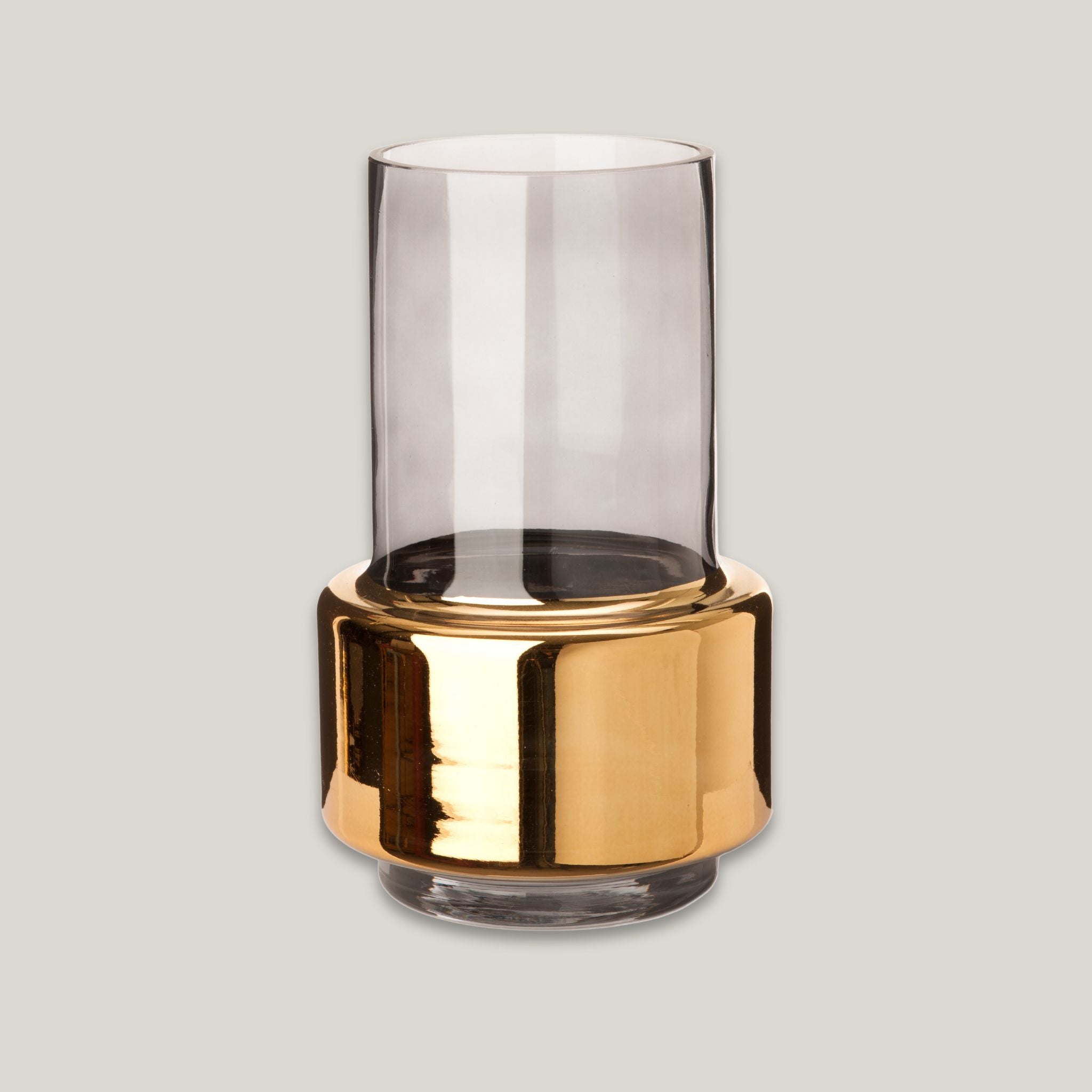 Vase Lobby smoke gold S