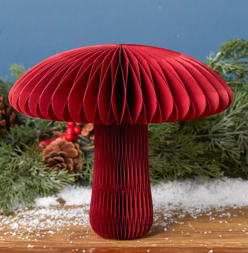 Paper tree XMAS mushroom