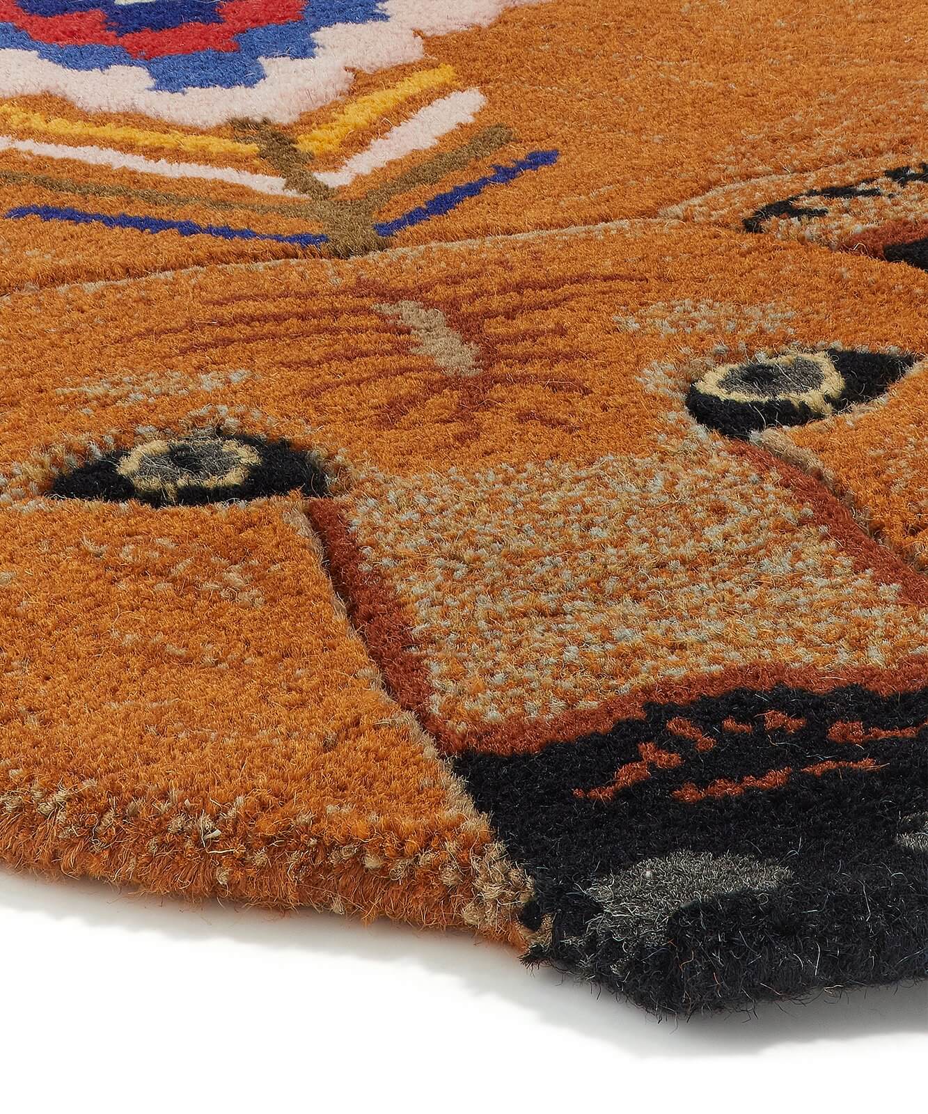 Rug Brown Bear Large