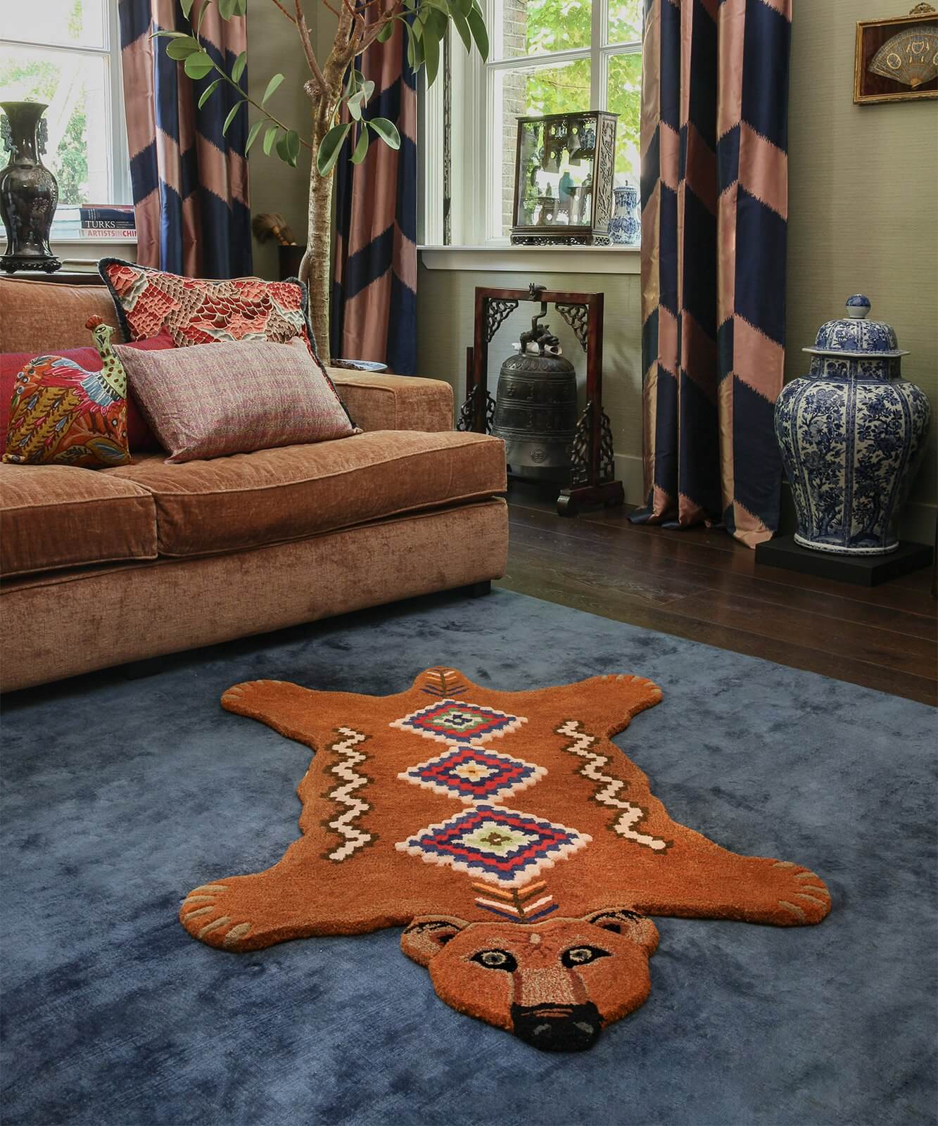 Rug Brown Bear Large
