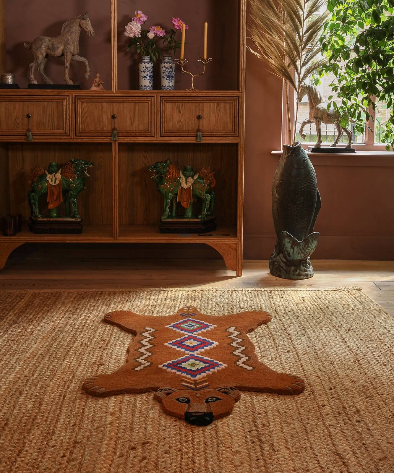 Rug Brown Bear Large