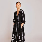 Milos White Kaftan
