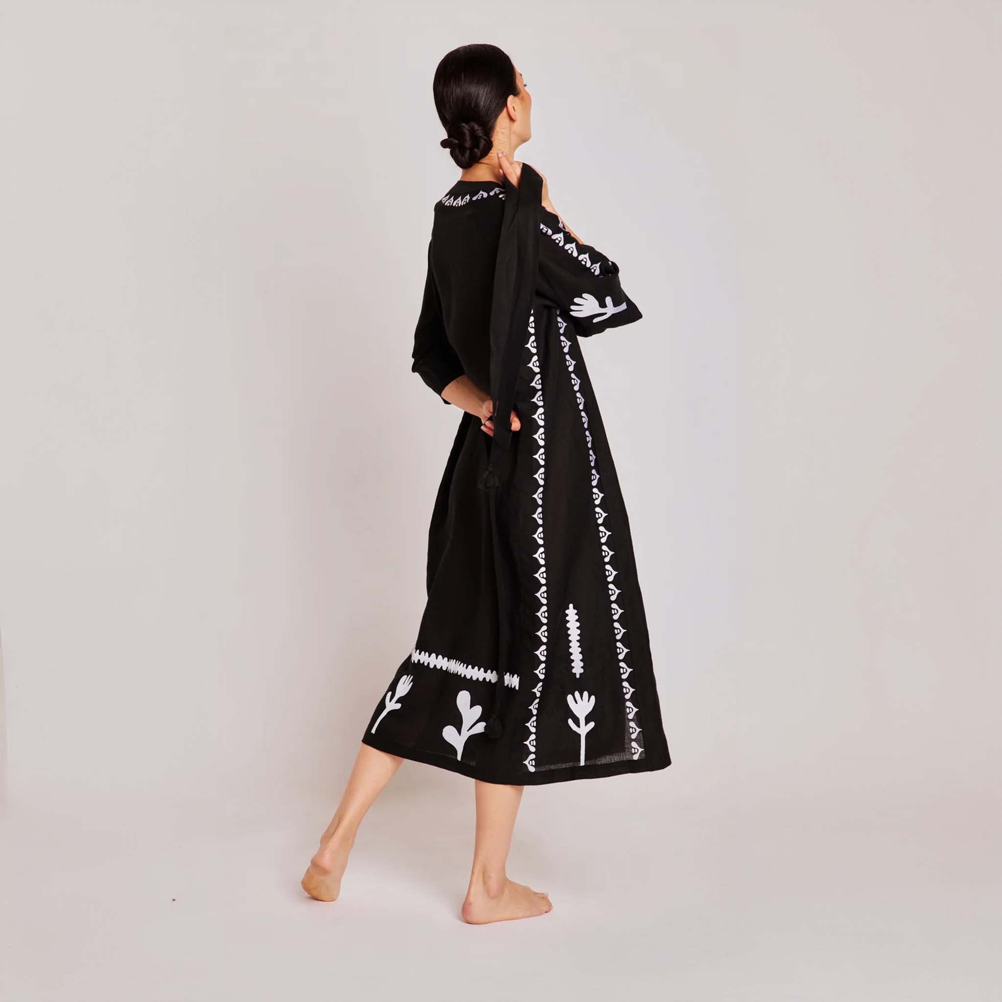 Milos White Kaftan