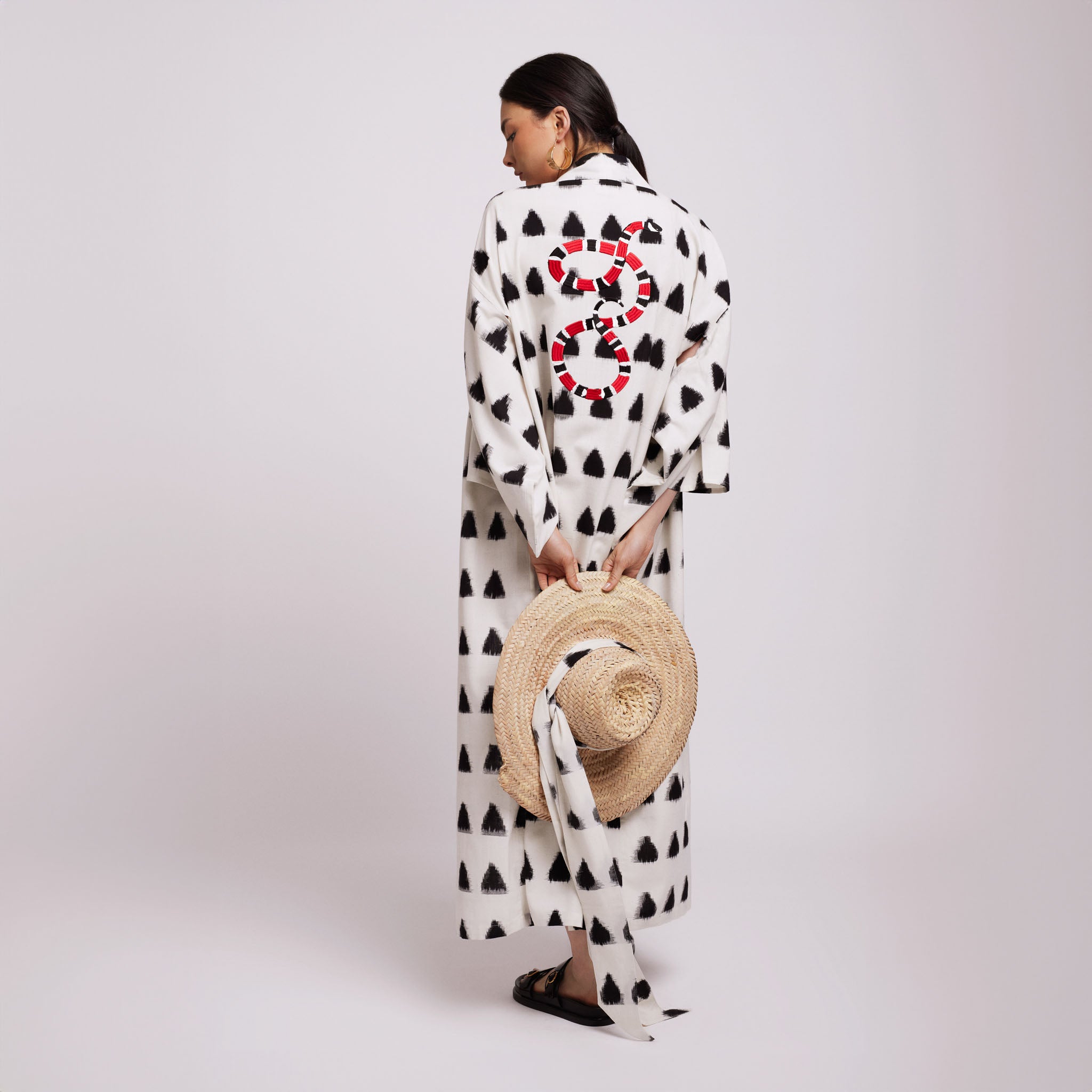 Savannah Kimono White