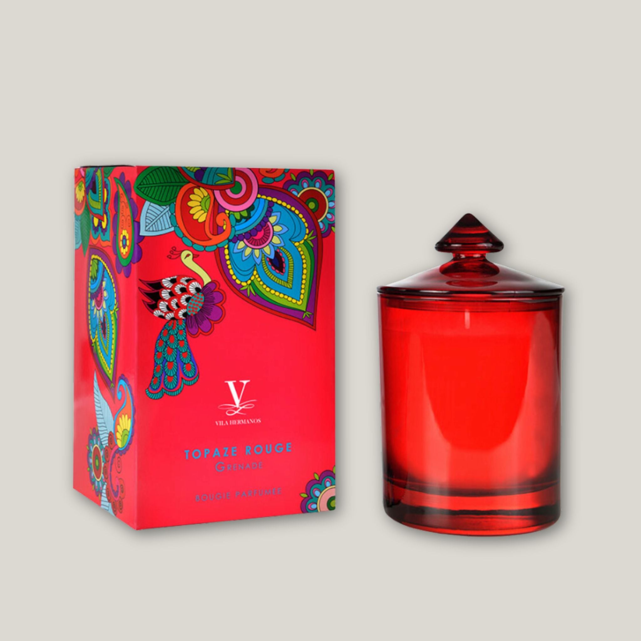 Myanmar Topaze Candle Red - 190 grs