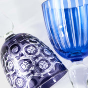 Cobalt Mix Wine Glasses - Set of 6