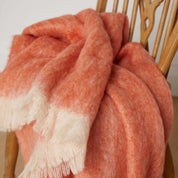 Davra Mohair Throw (Flame)