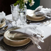 Amalfi napkin Stone- Avorio