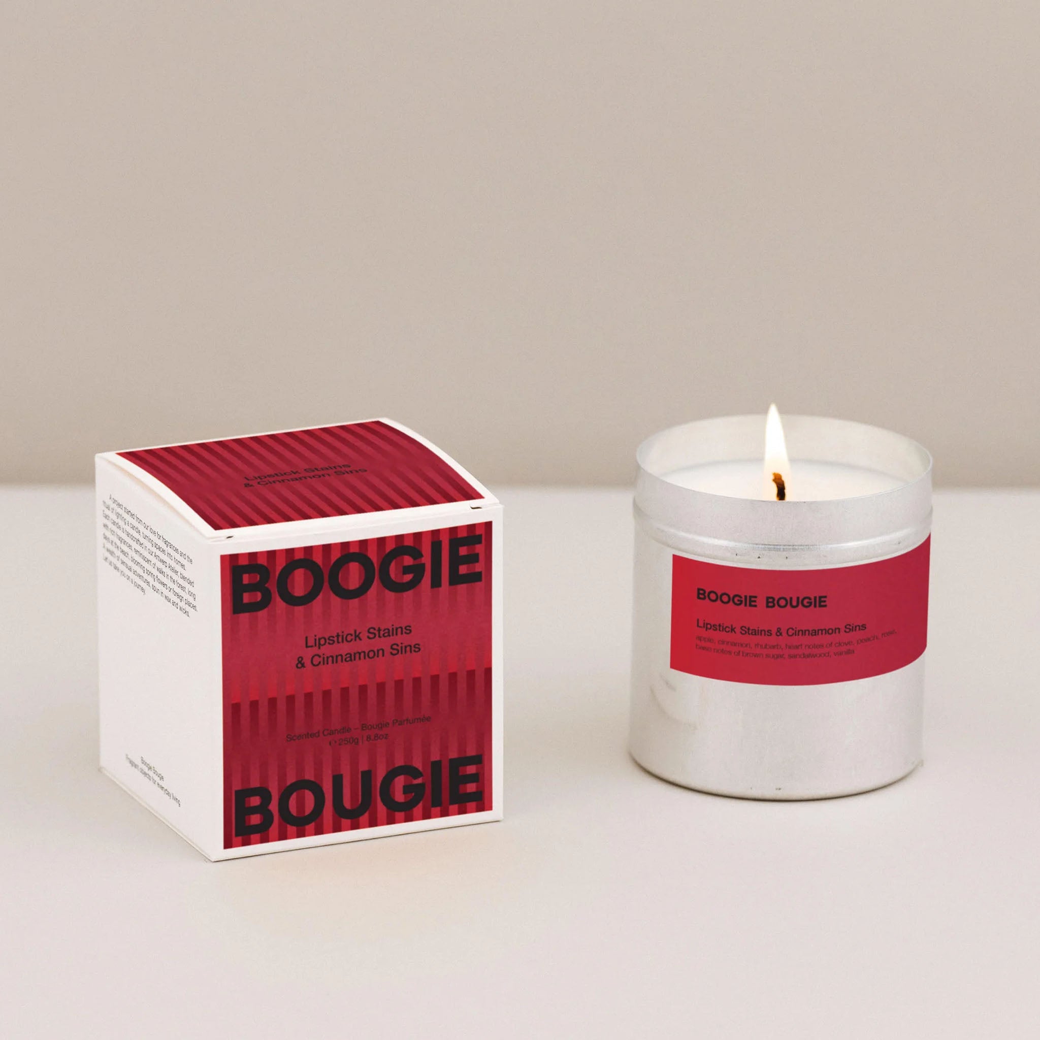 Lipstick Stains and Cinamonn Sins Scented Candle