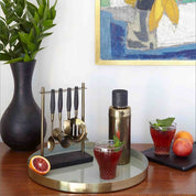 Bar Tool Set, Arendal Aged Bronze Hanging