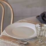 Luzia Round Dinner Plate - Cloud White