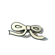 Handmade Acetate Bow French Barrette Clip
