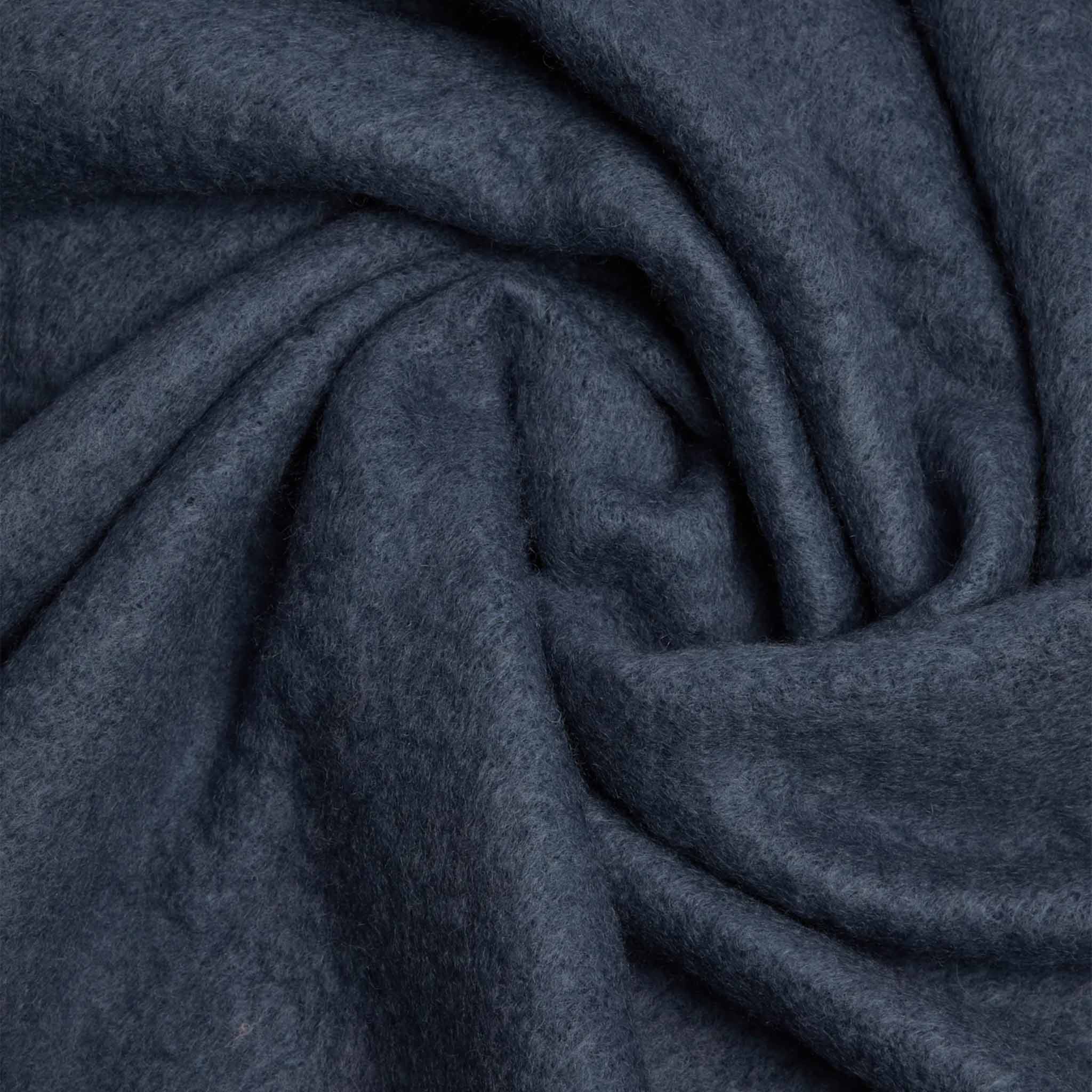 Hague Blue Mohair Throw