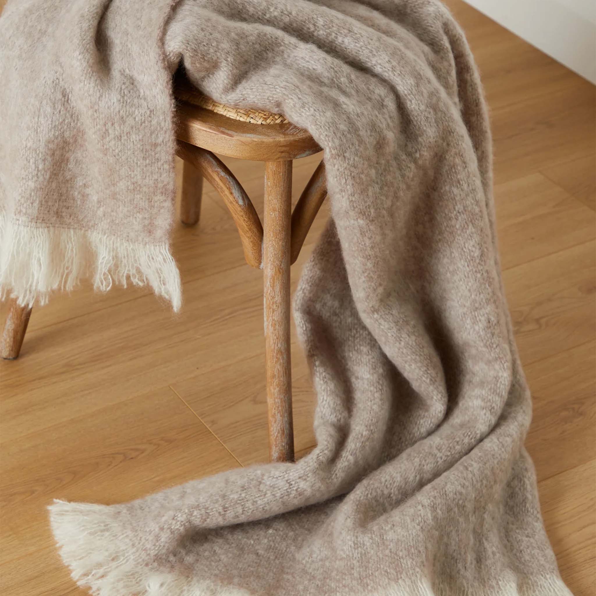 Errigal Mohair Throw ( Mink)