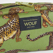 Olive Leopard Makeup Bag