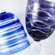 Cobalt Mix Wine Glasses - Set of 6