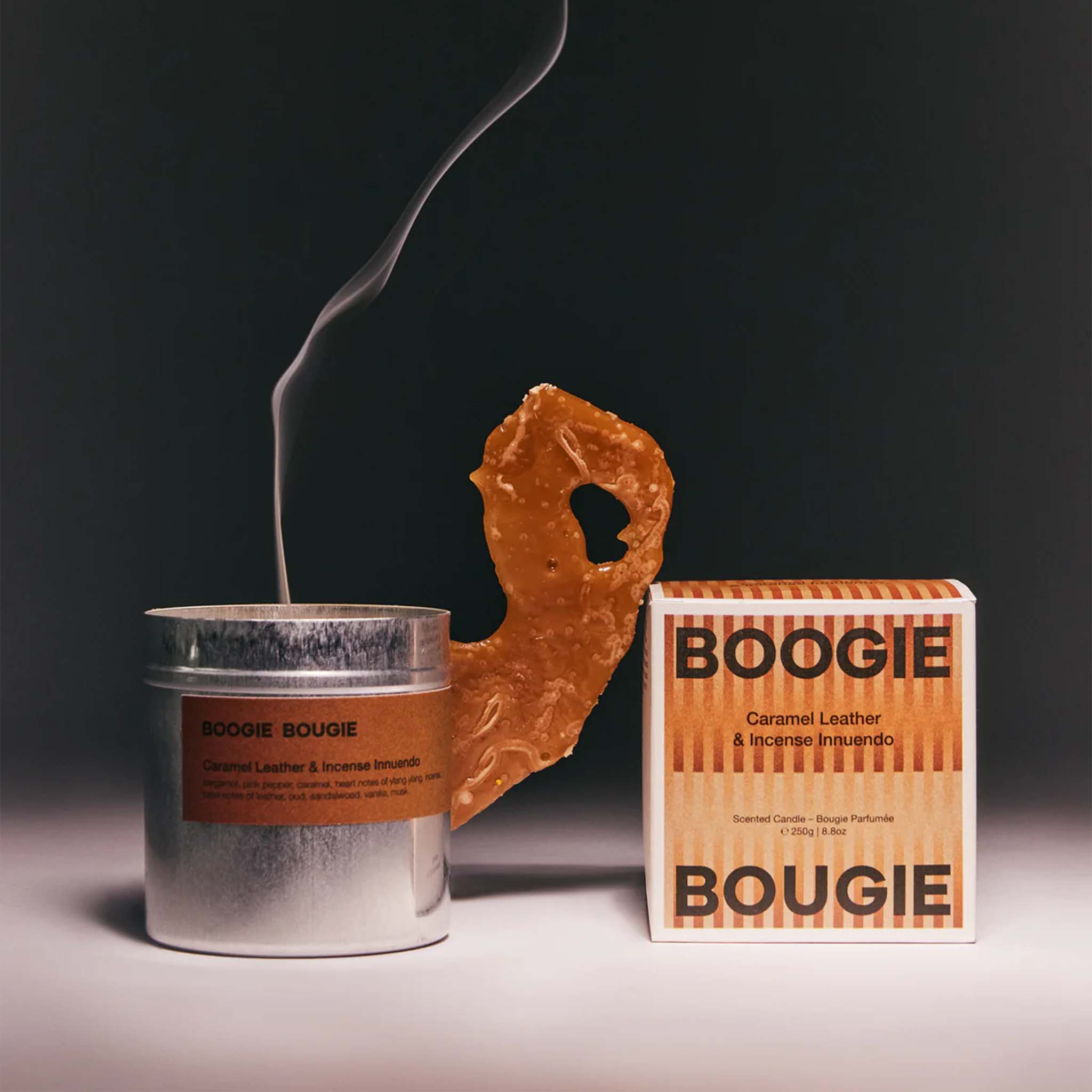 Caramel Leather and Incense Innuendo Scented Candle