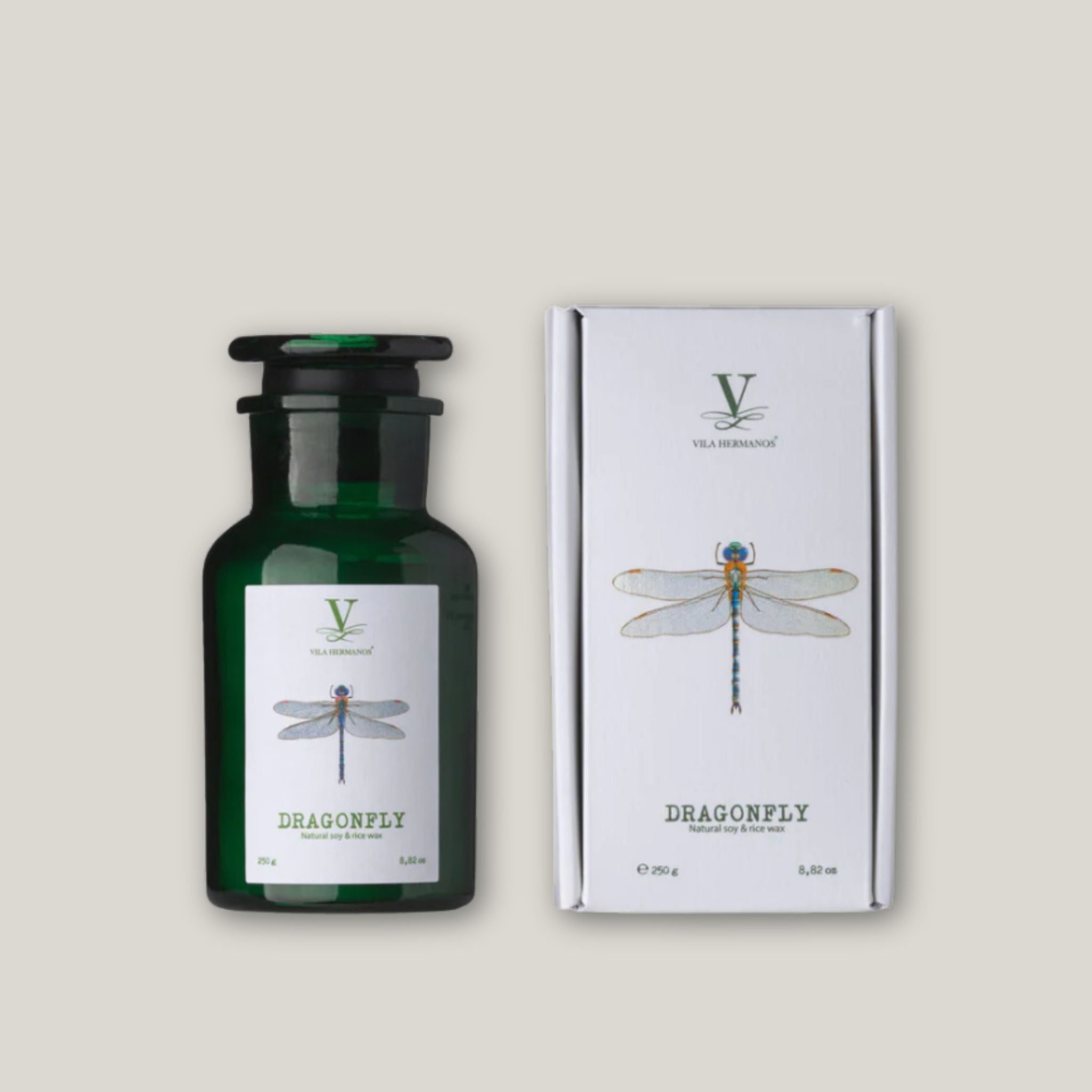 Talisman Dragonfly - Green Candle Jar 8.8 oz