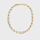 Double Loop Chain Necklace – 88 cm