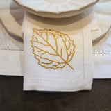 Embroidered Linen Napkins