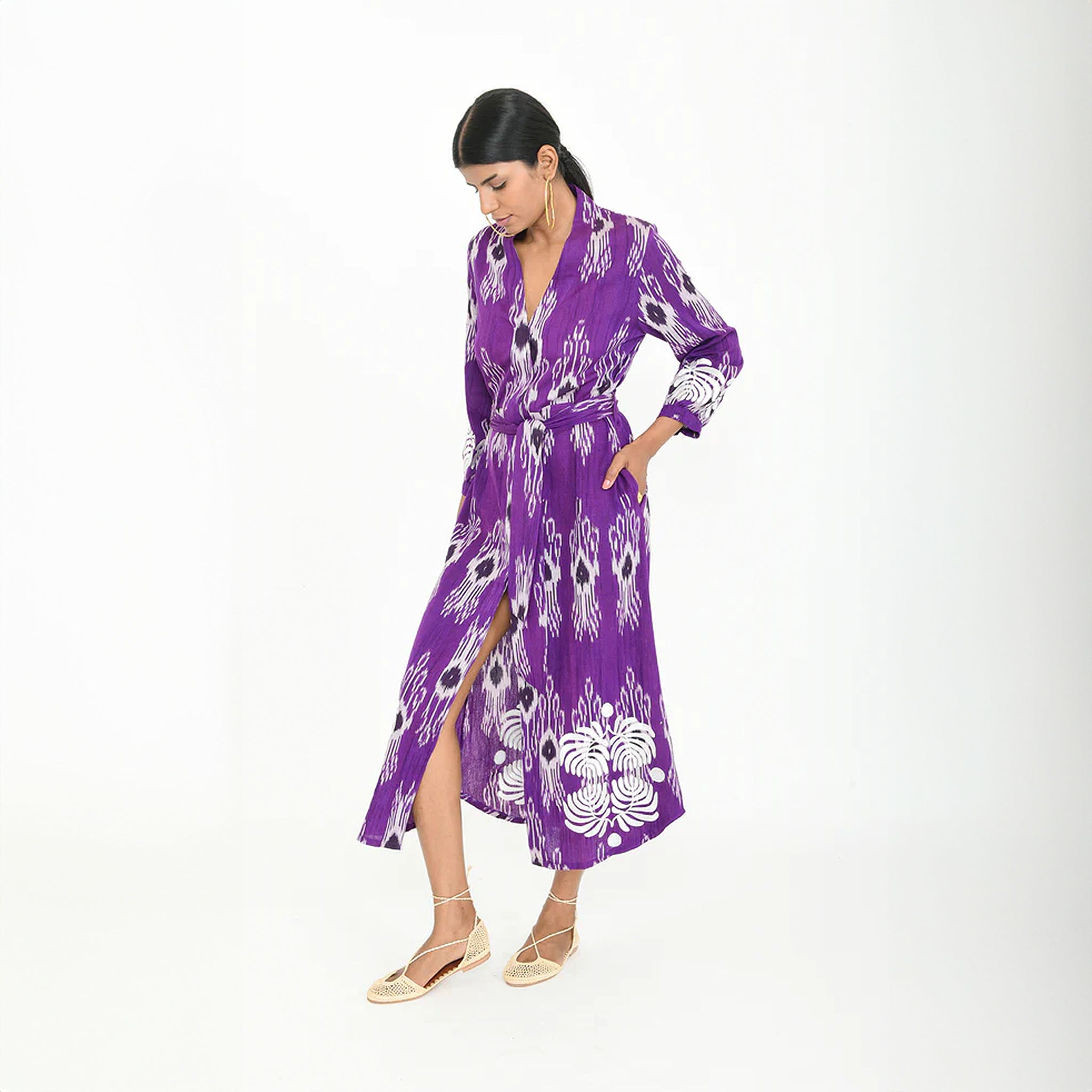 Chinkara Purple Robe