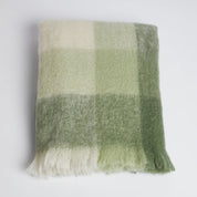 NewGrange Mohair Throw (Green)