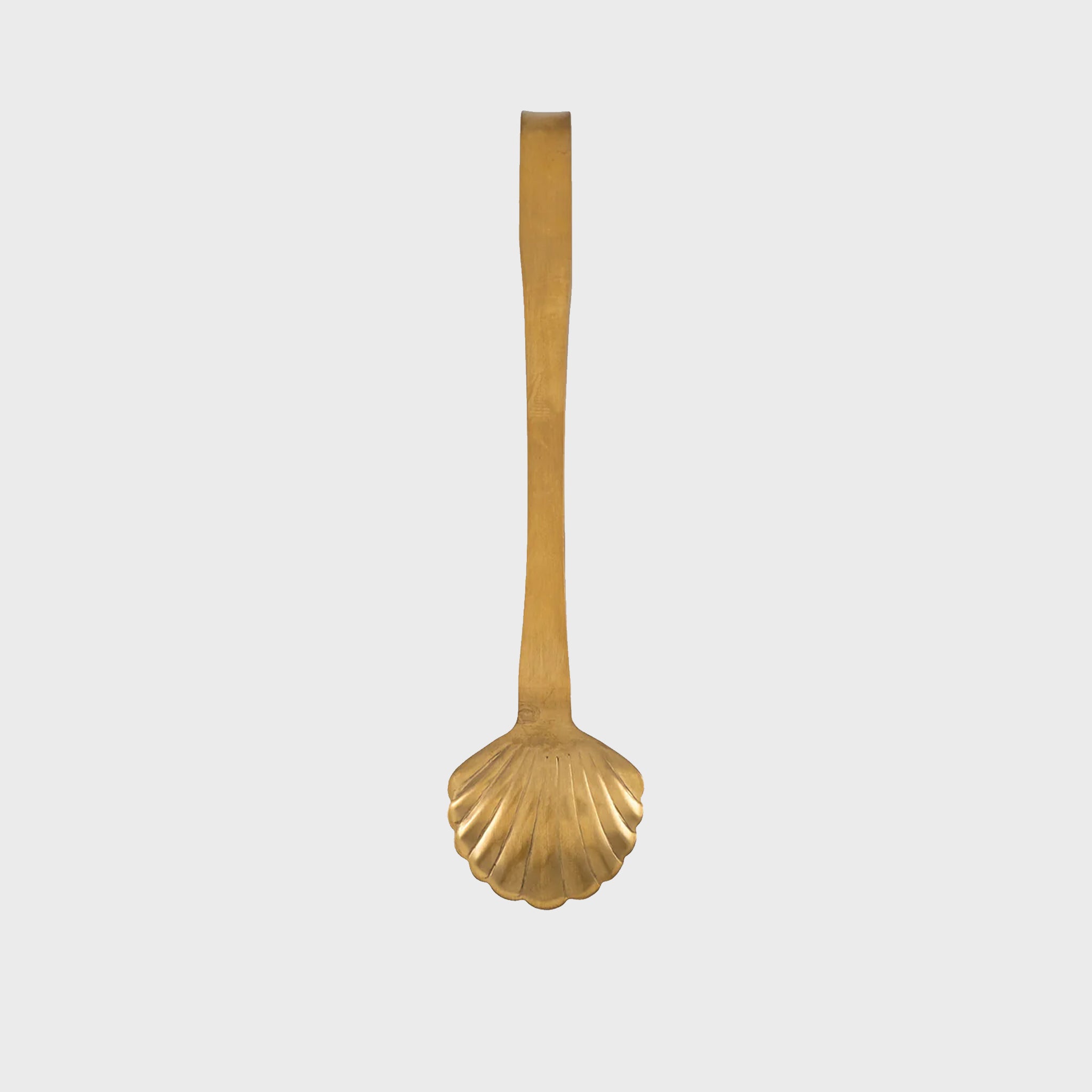 Small Shell Tongs Gold 17 cm