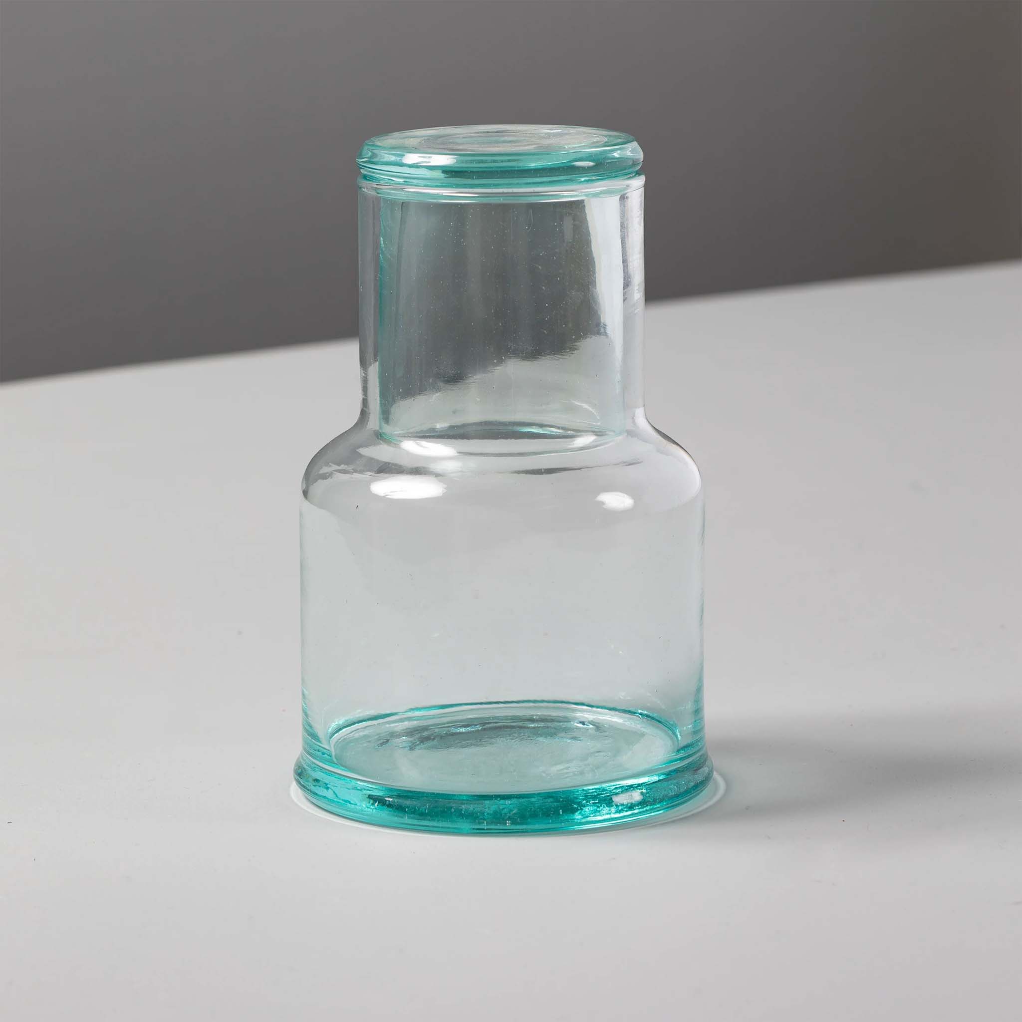 Bedside Carafe & Tumbler Set - Recycled Glass