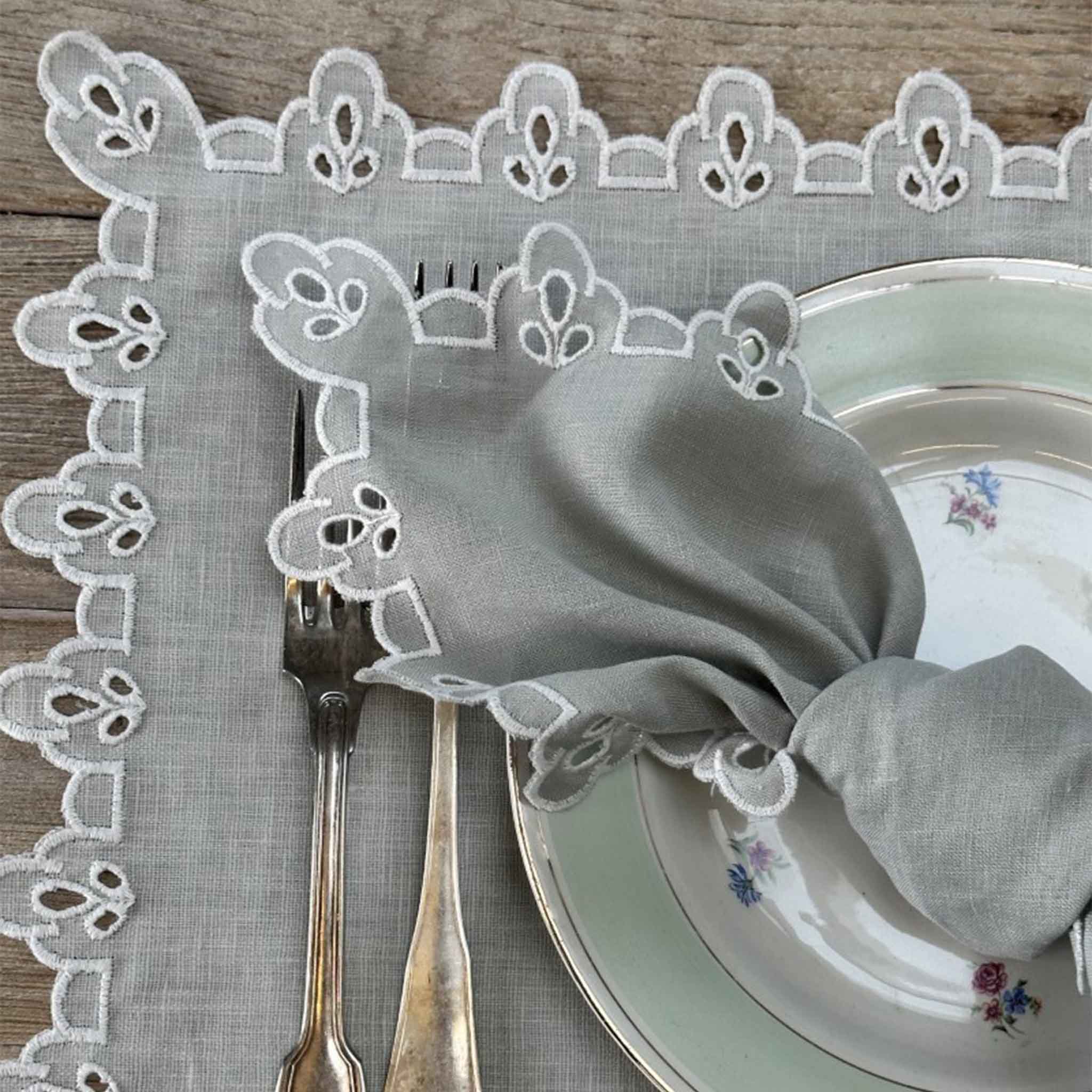 Amalfi Placemat Stone-Avorio