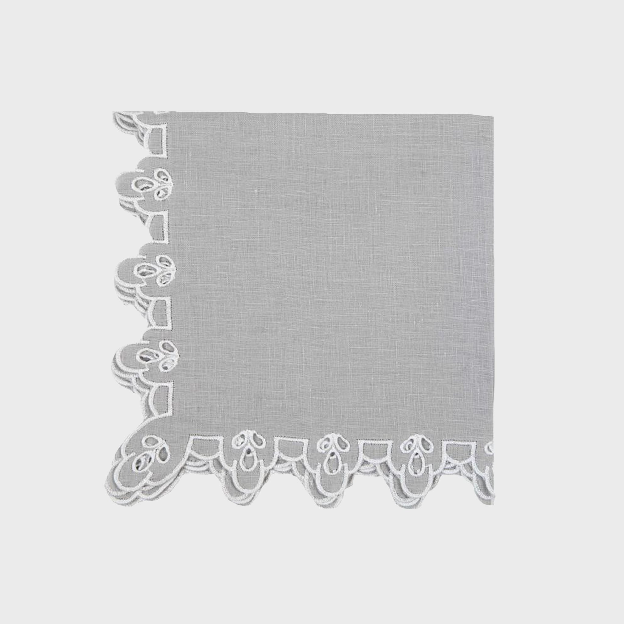 Amalfi napkin Stone- Avorio