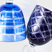 Cobalt Mix Wine Glasses - Set of 6