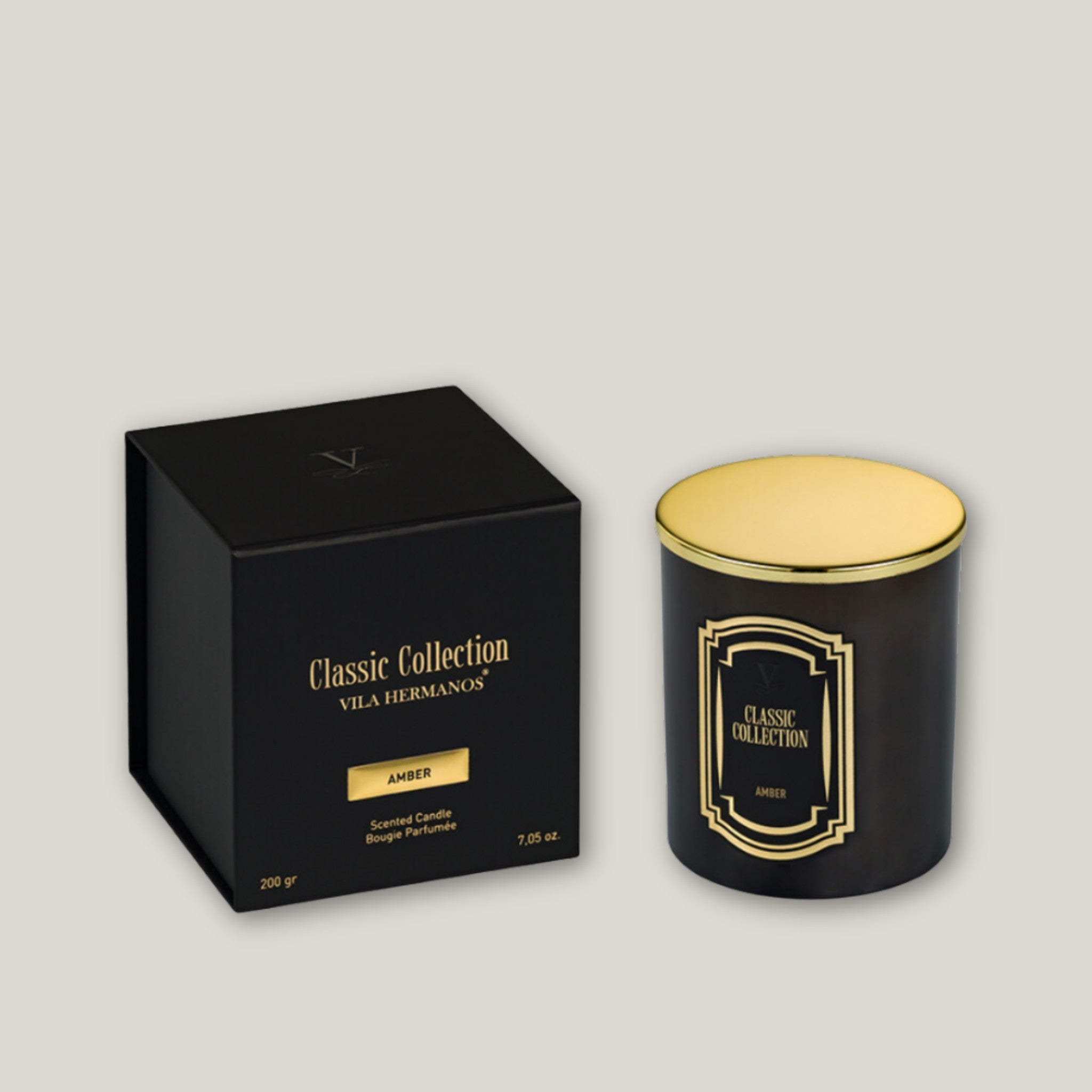 Classic Collection AMBER, Candle in a jar 500grs
