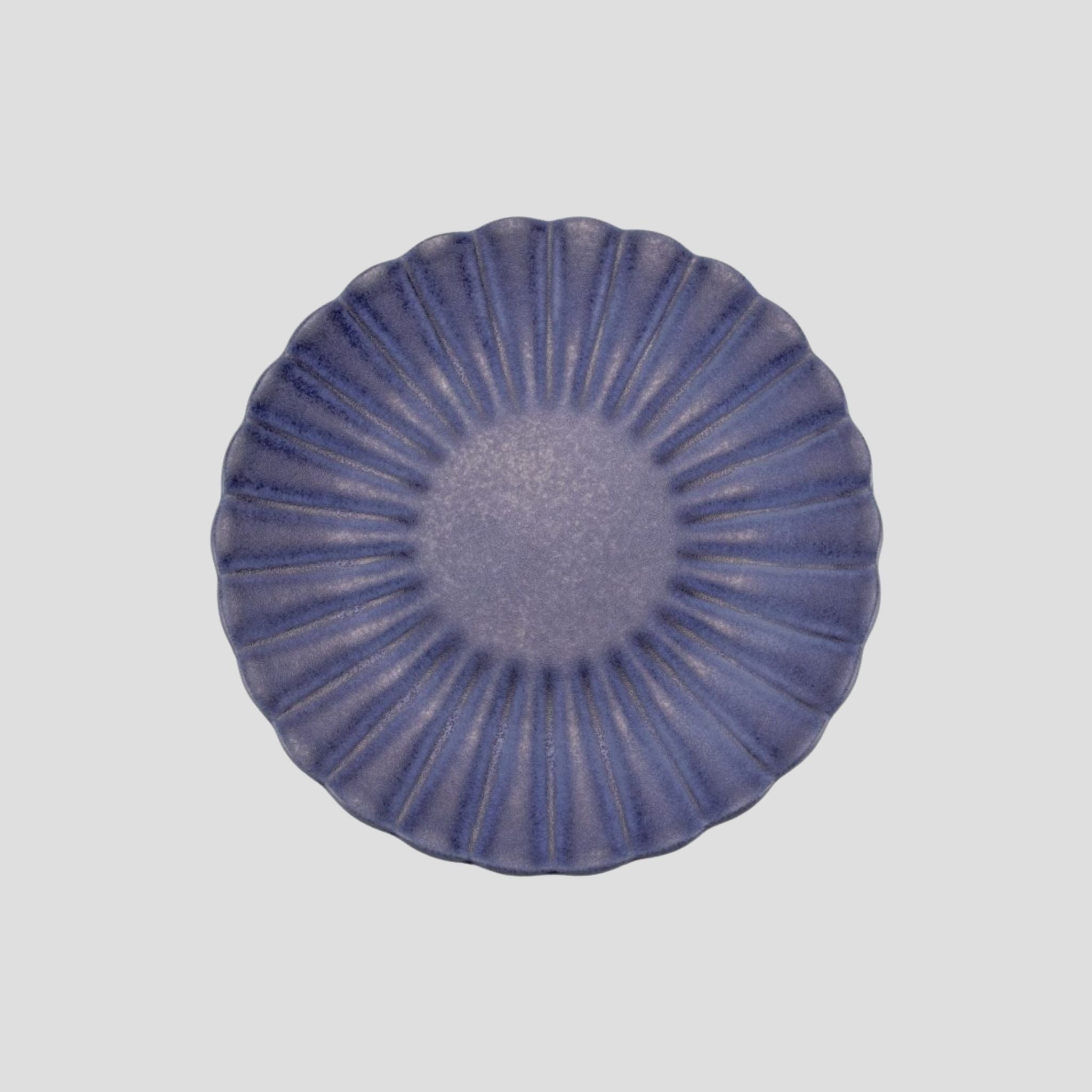 A Blue terracota plate
