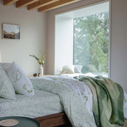 NewGrange Mohair Throw (Green)