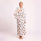 Blue Dots & Bee Kimono
