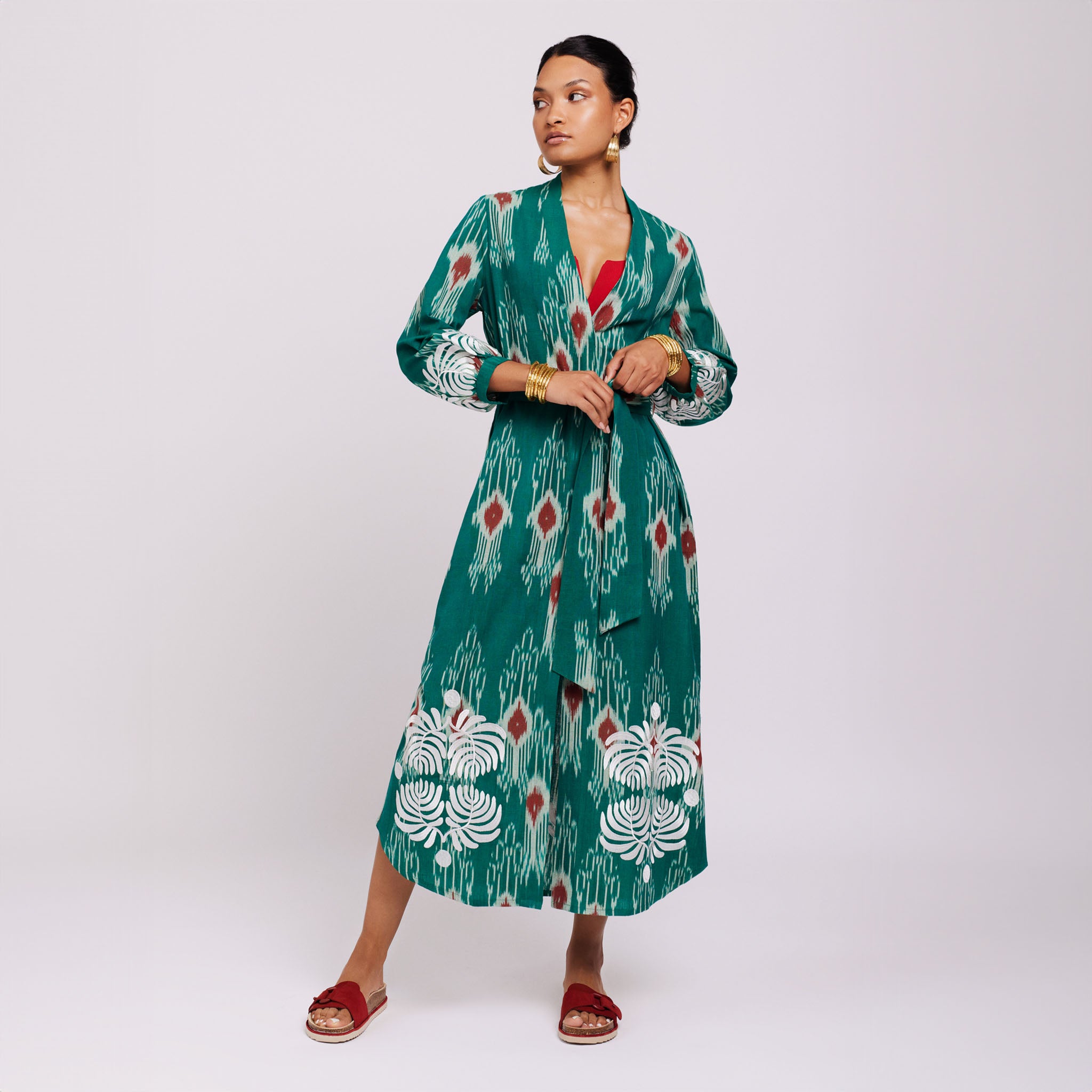 Chinkara Robe /Dress Green