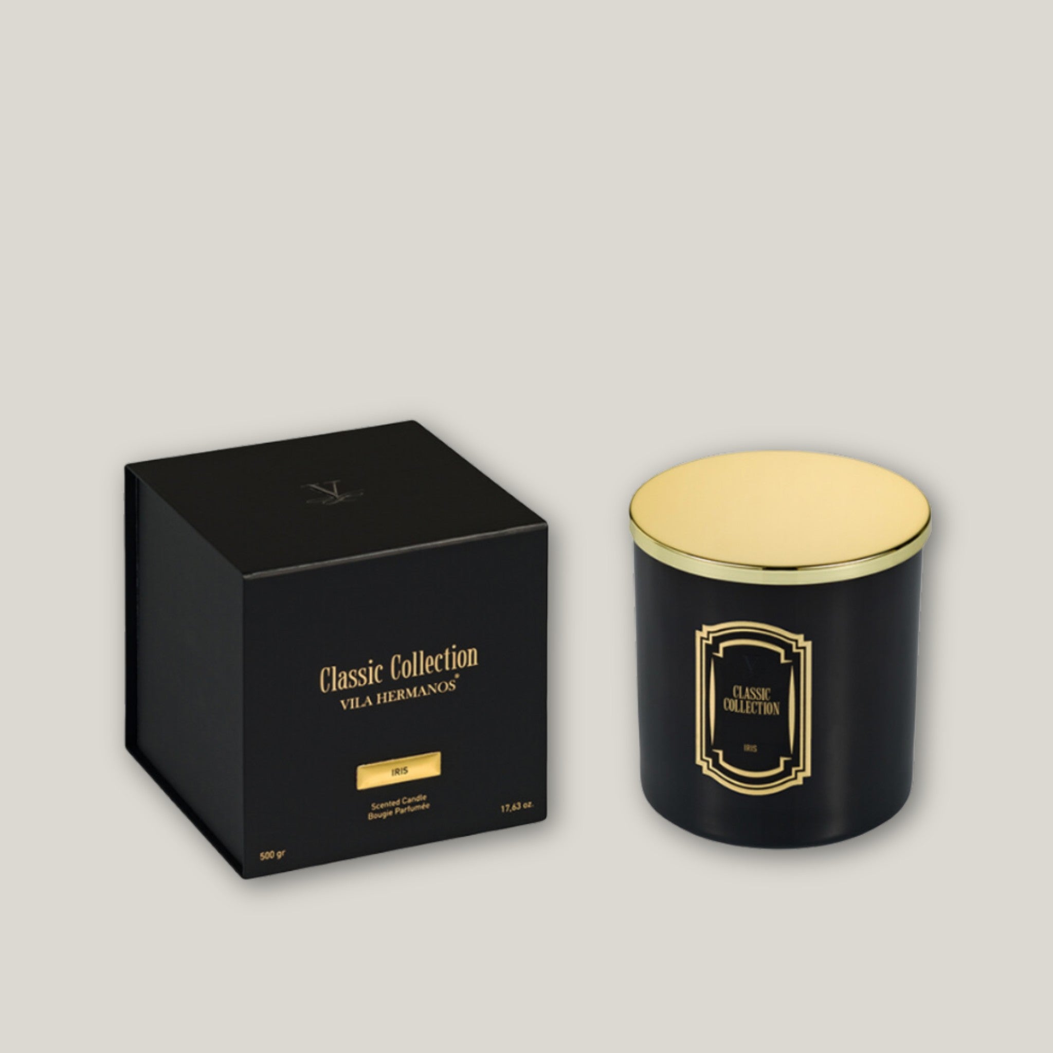 Classic Collection, IRIS, candle in a jar 500 grs,