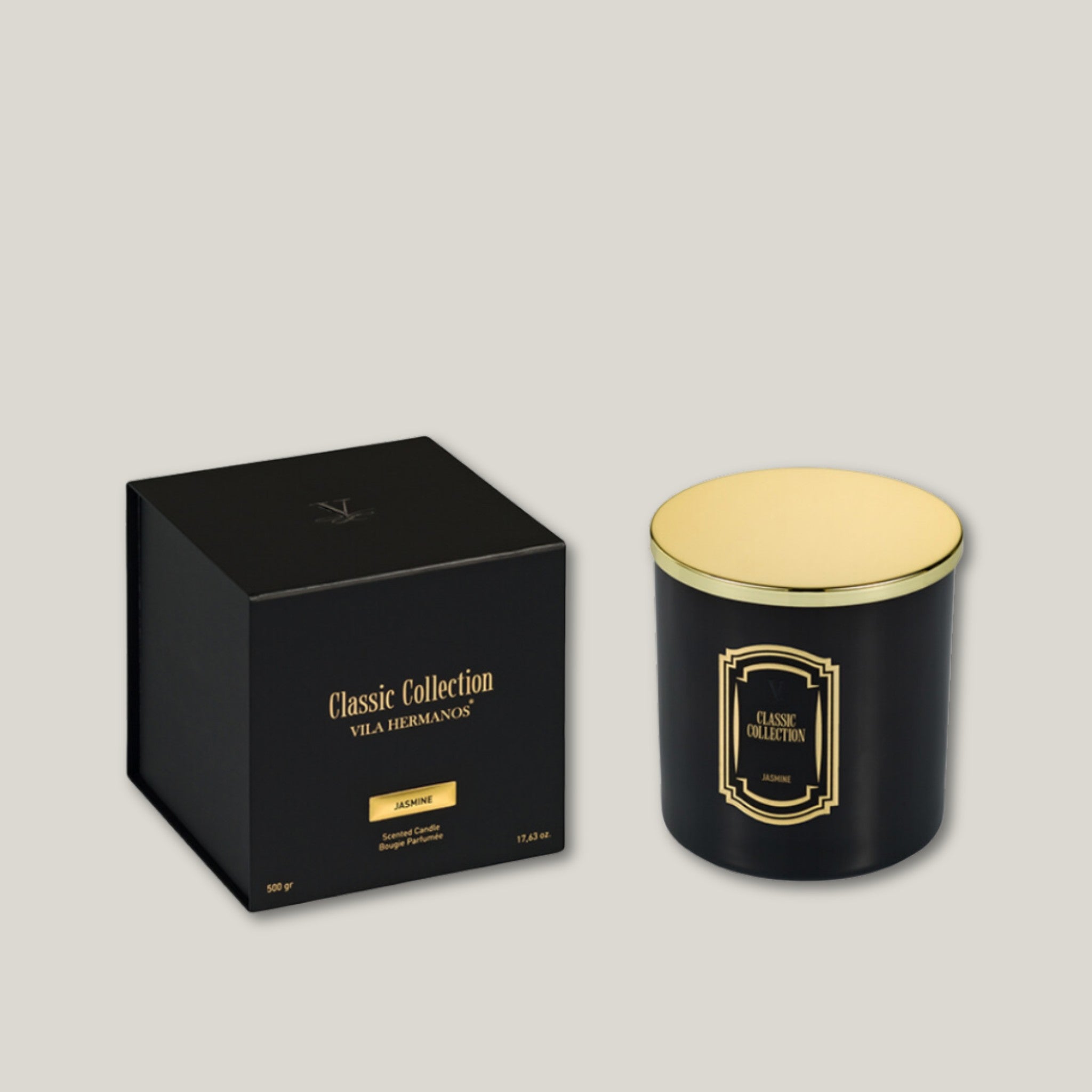 Classic Collection, JASMINE, candle in jar 500grs