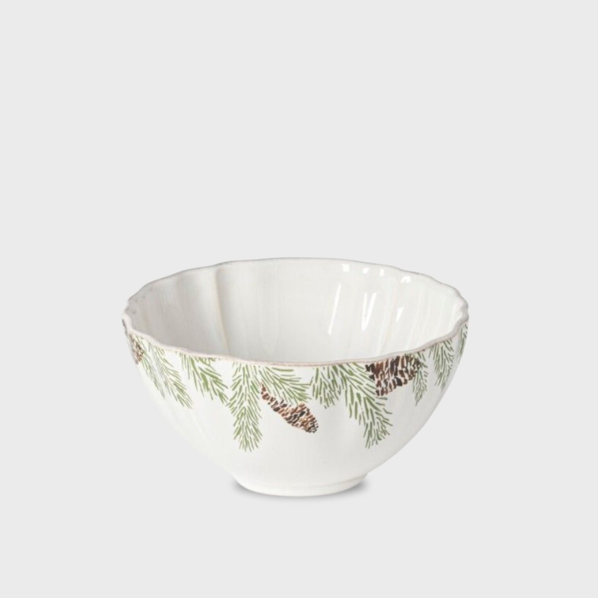 Nutcracker soup-cereal bowl white