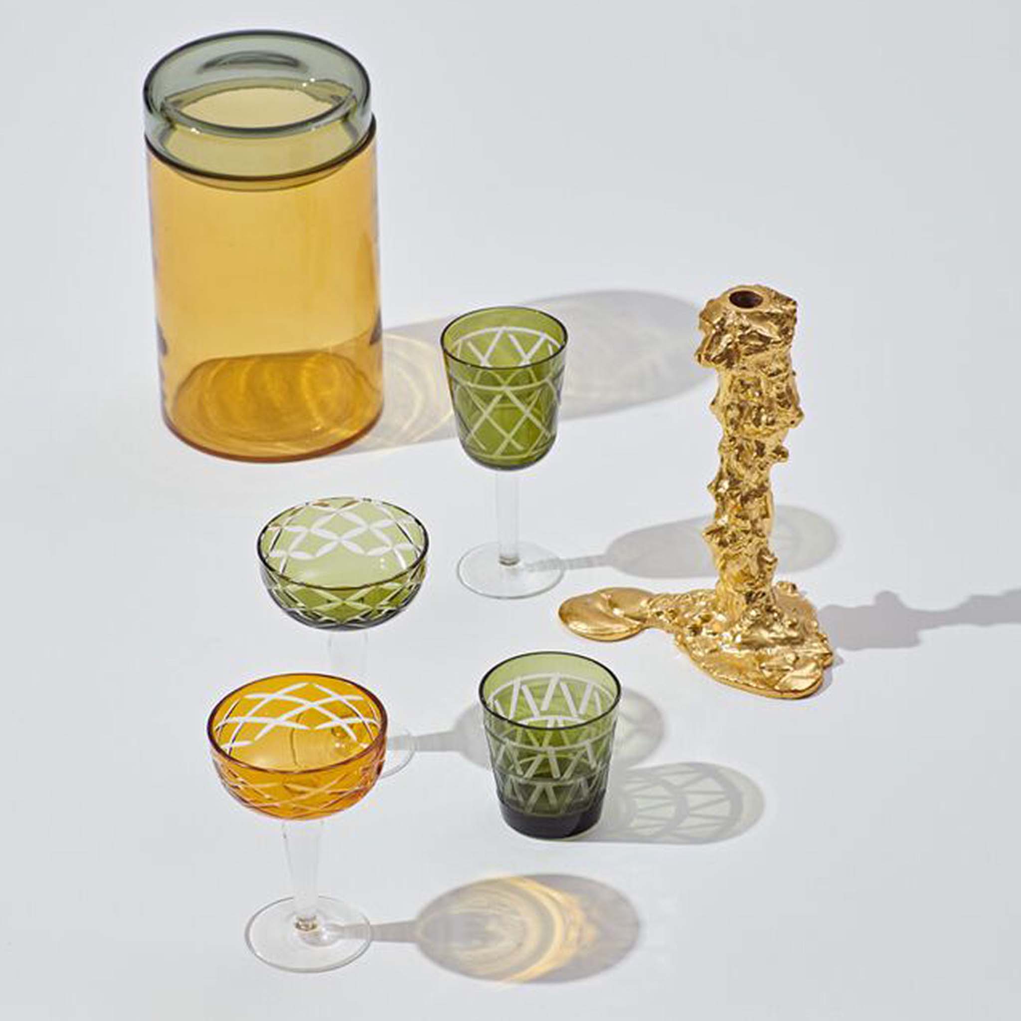 Tie Up Tumblers - Set of 4