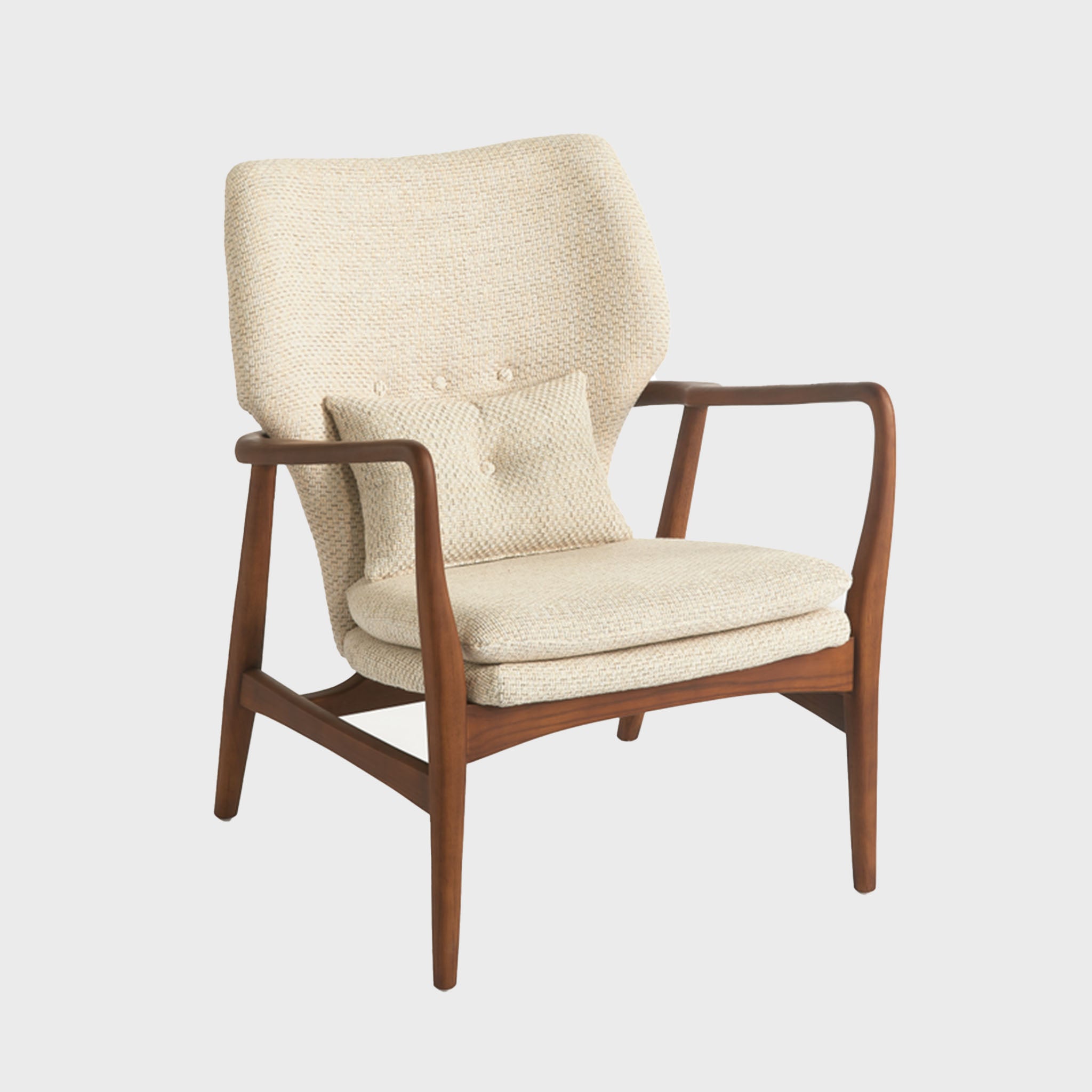 Peggy Lounge Chair, Color Beige