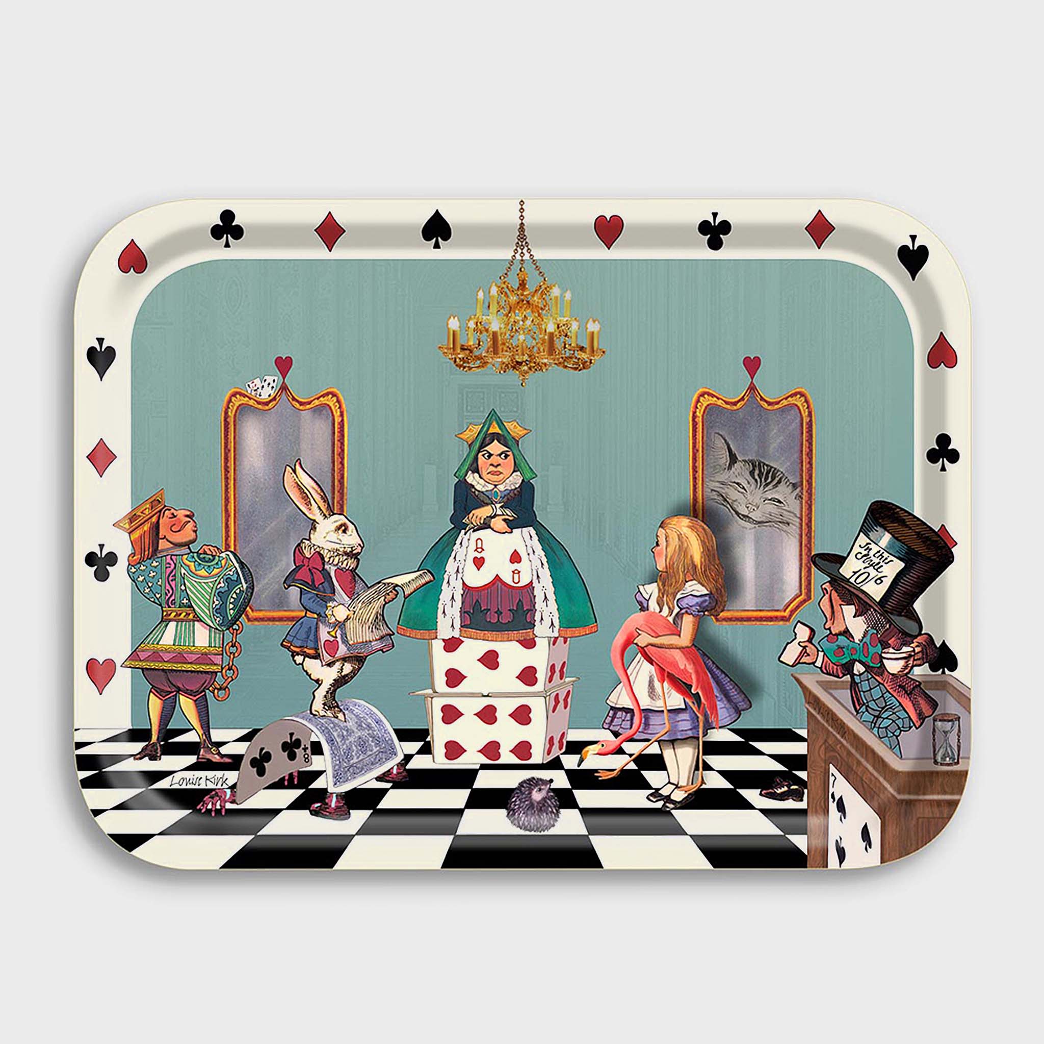 Alice In The Court Of Hearts Tray