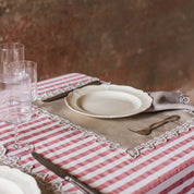 Amalfi Placemat White & Beige - 35 x 35 cm