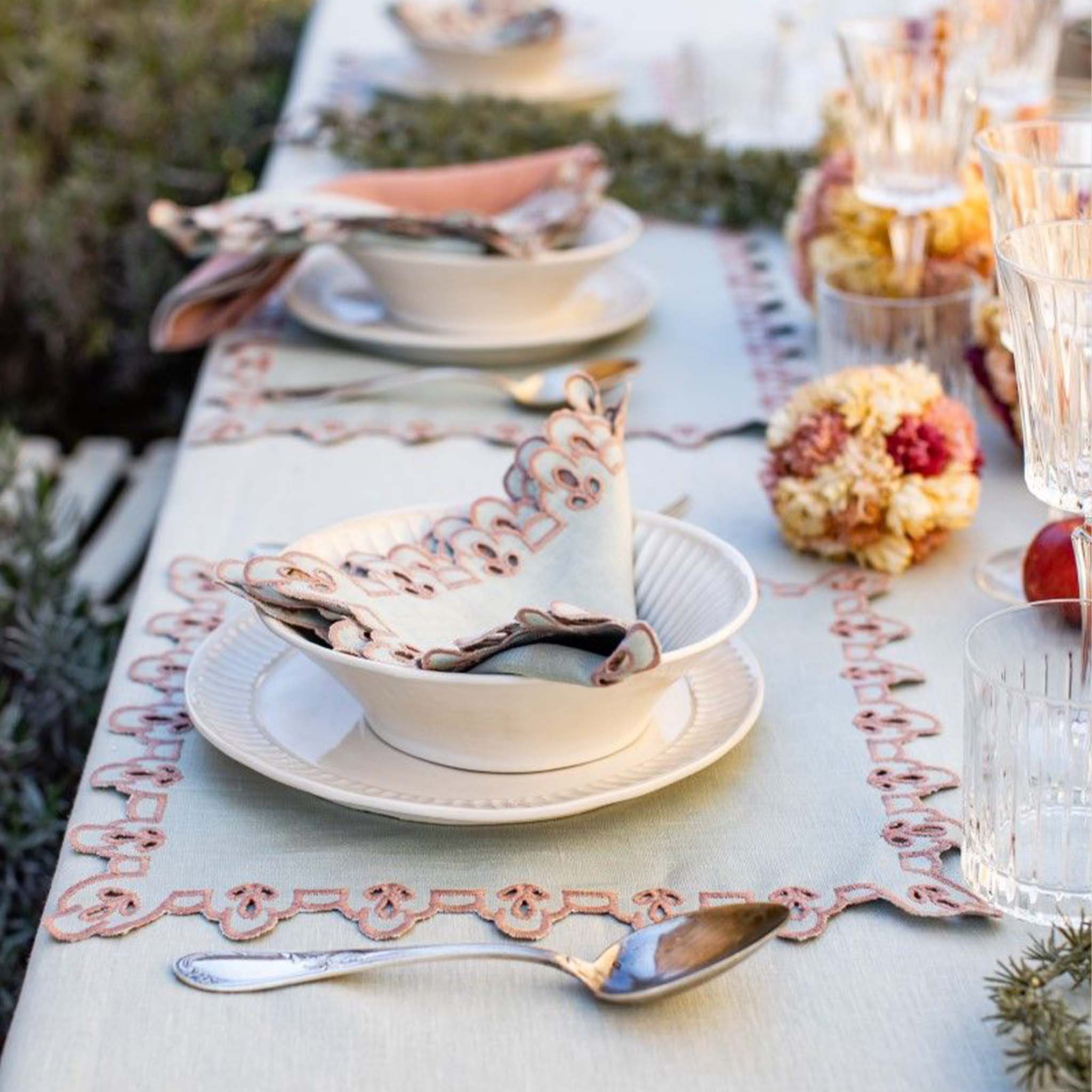 Amalfi Placemat  Light- pink